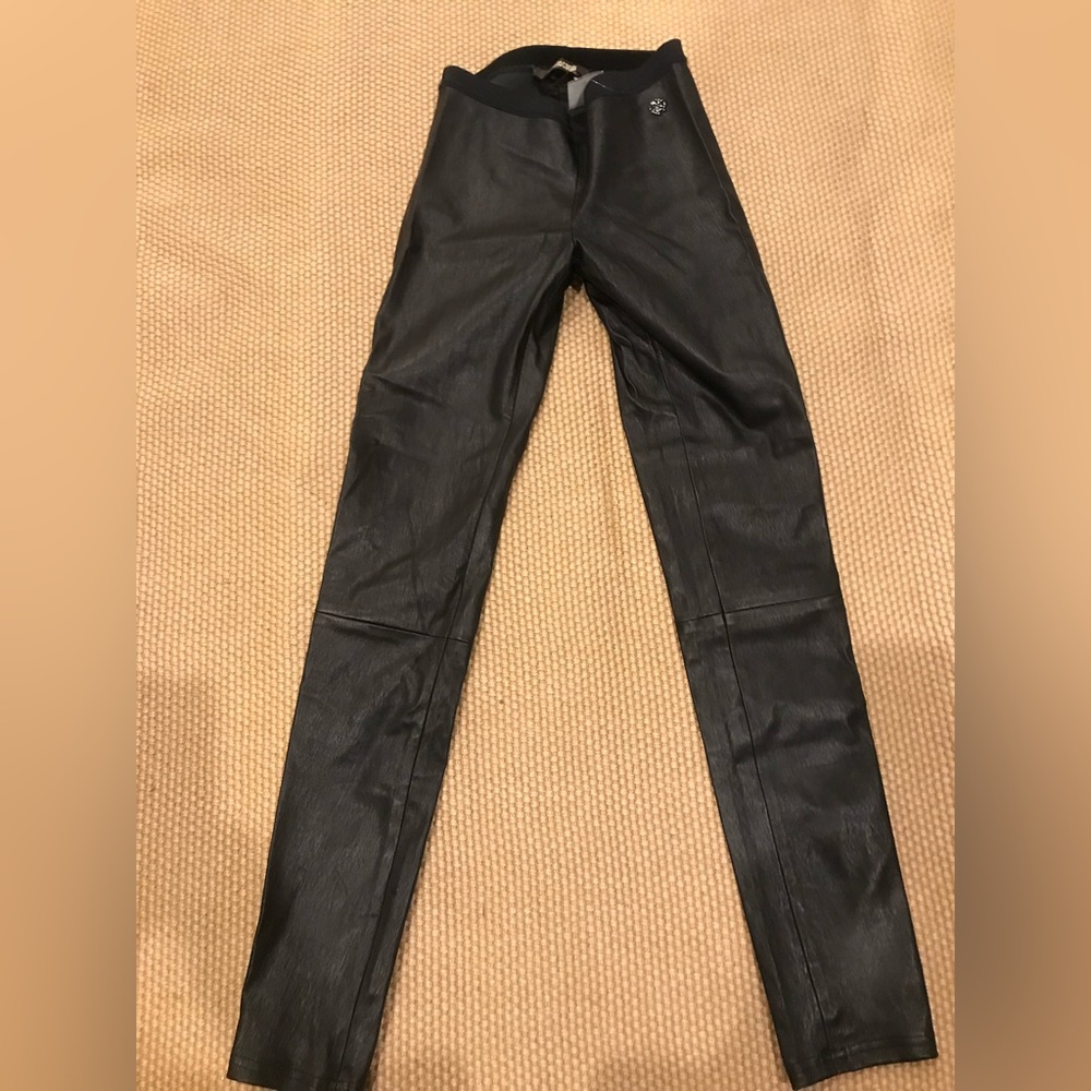 Roberto Cavalli Genuine Leather leggings